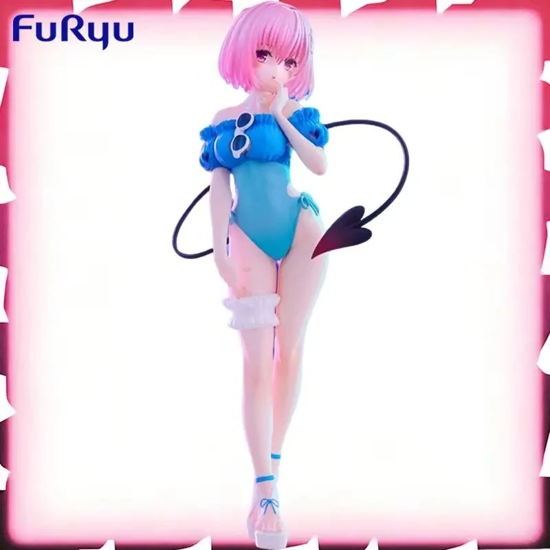 

Original in Stock FURYU Trio-Try-iT To Love Ru Darkness Momo Belia Deviluke 19CM Prize Figure Collectible Model Decoration Gift