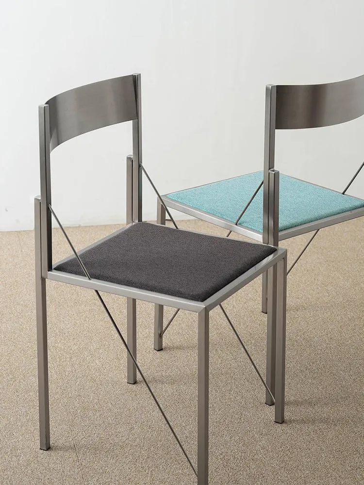 Metal frame chair New simple modern style home seat Metal frame dining chair
