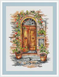 M200109 Homefun Cross Stitch Kits Package Greeting Needlework Counted Kits New Style Joy Sunday Kits Embroidery Cross-stitch DIY