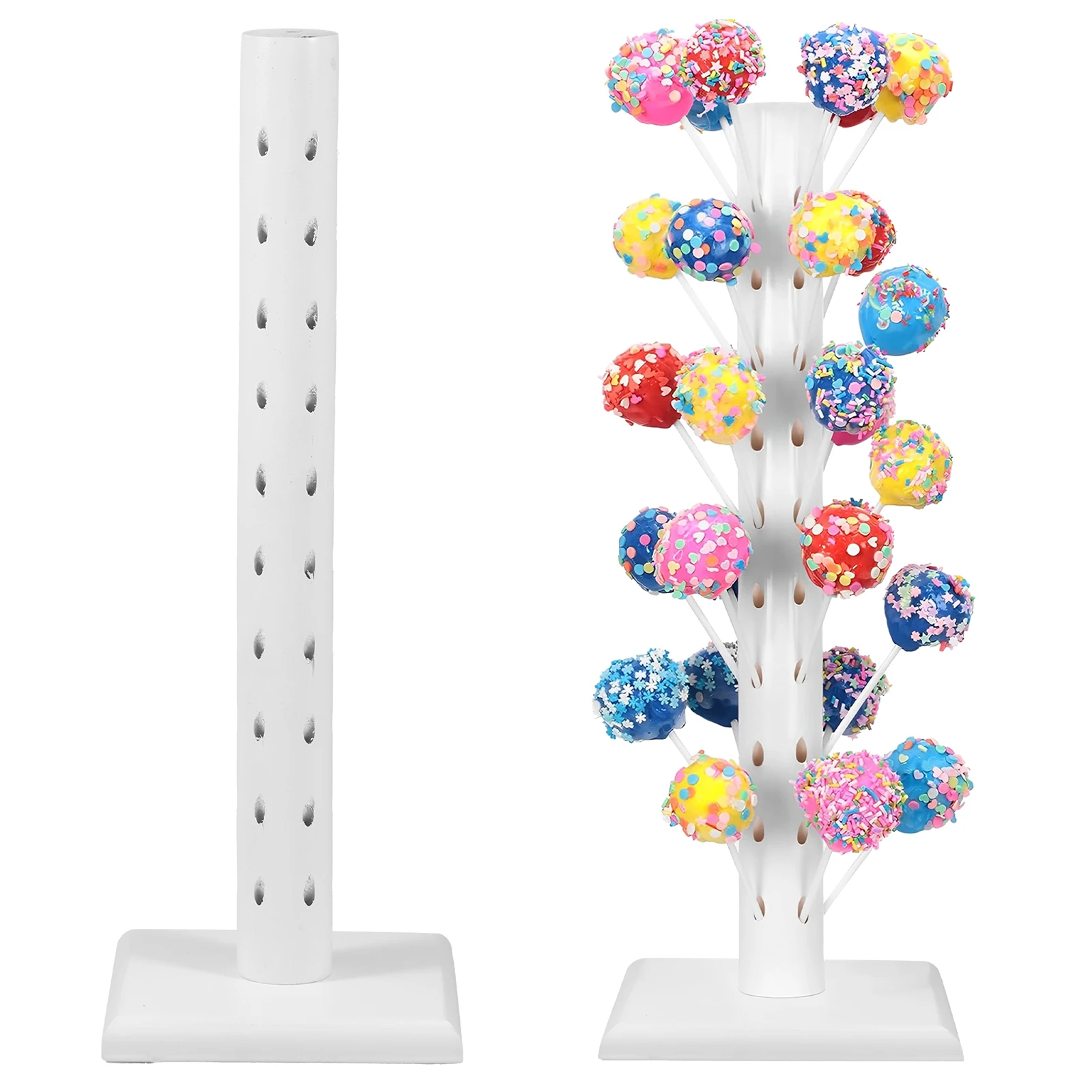 Lutscher Displayst änder Holz kuchen Süßigkeiten Dessert Aufbewahrung behälter Tisch tragbare robuste dekorative Lutscher Stand Rack