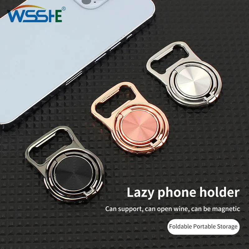 

Кольцо-держатель для iPhone 15 14 13, ультратонкий металлический складной держатель для мобильного телефона