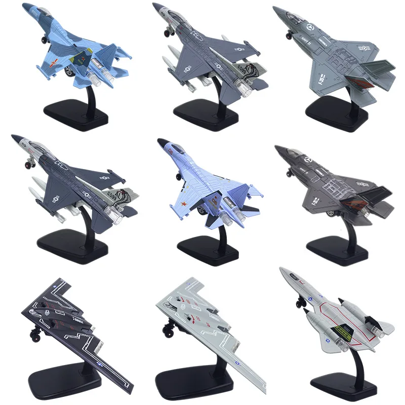 4D NEW ARRIVAL 1/144  F16  Fighter B2 Assembly Toy Model Plastic Aircraft Model Ornaments  Kids Toys For Collection A01