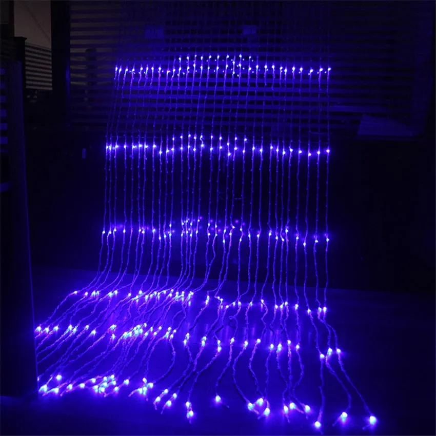 Guirnalda de luces LED impermeables, 3x3M, para decoración de fiestas y bodas