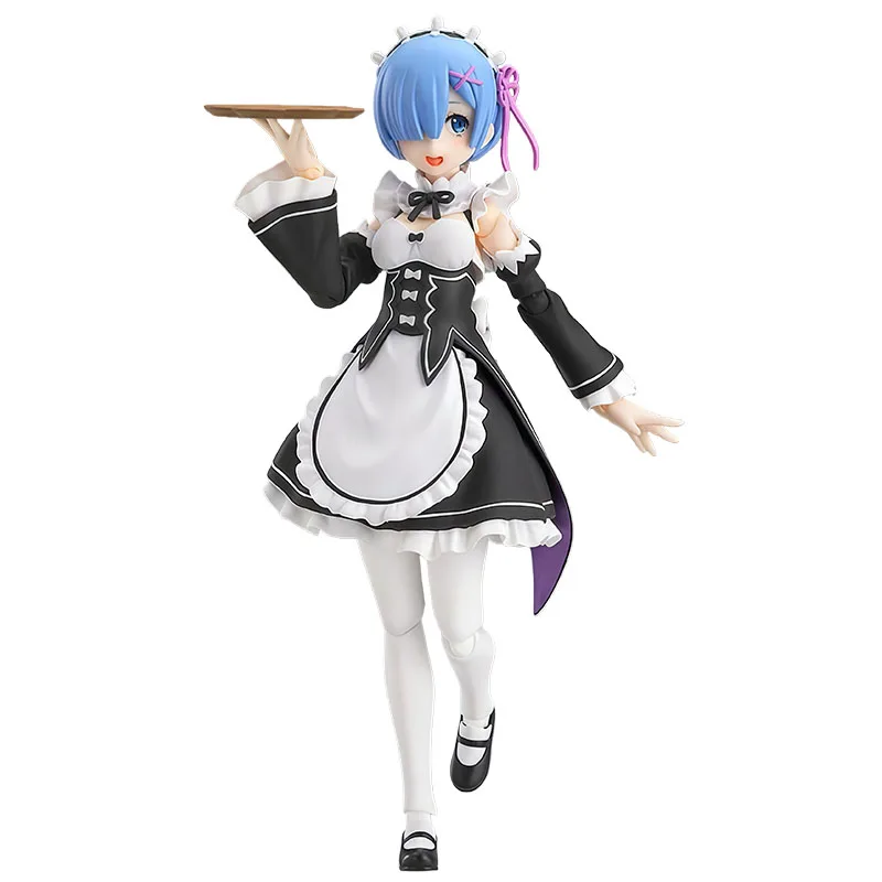 GSC 오리지널 피그마 라임 & 렘 130mm & 130mm 애니메이션 액션 피규어 장난감 소년용 크리스마스 선물 수집용 모델 장식품