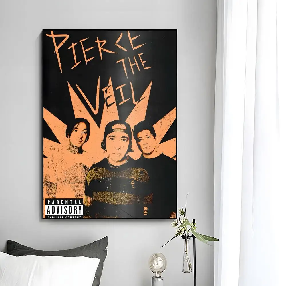 Wandkunst der Emo-Rockband P-Pierce The Veil, Poster, Wandkunstdruck, dekoratives Wandbild, Heimdekoration, Geschenk, ungerahmt – Detail 19