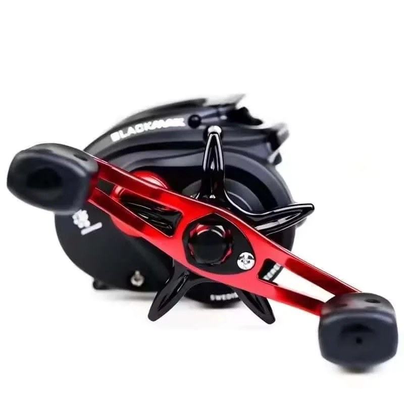 Abu Garcia BLACK MAX3 Baitcasting-Rolle mit 22 Gängen, magnetischer Bremse, 8 kg maximaler Bremskraft, Keramik-Schnurführung, Salzwasser-Angelrolle – Detail 11