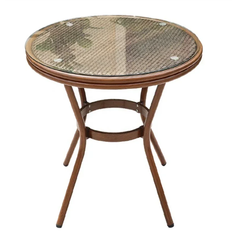 table Rattan round table and chairs indoor wicker rattan outdoor dining table