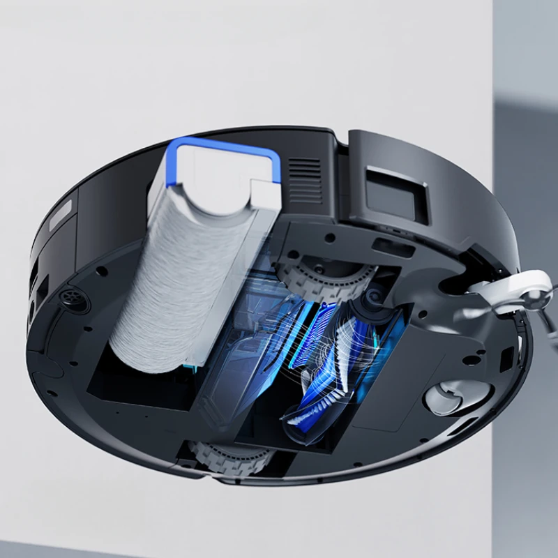 روبوت تنظيف الأرضيات ECOVACS X8 PRO PLUS مع غسيل وكنس ومسح متكامل، حواف مزدوجة أوتوماتيكية بالكامل