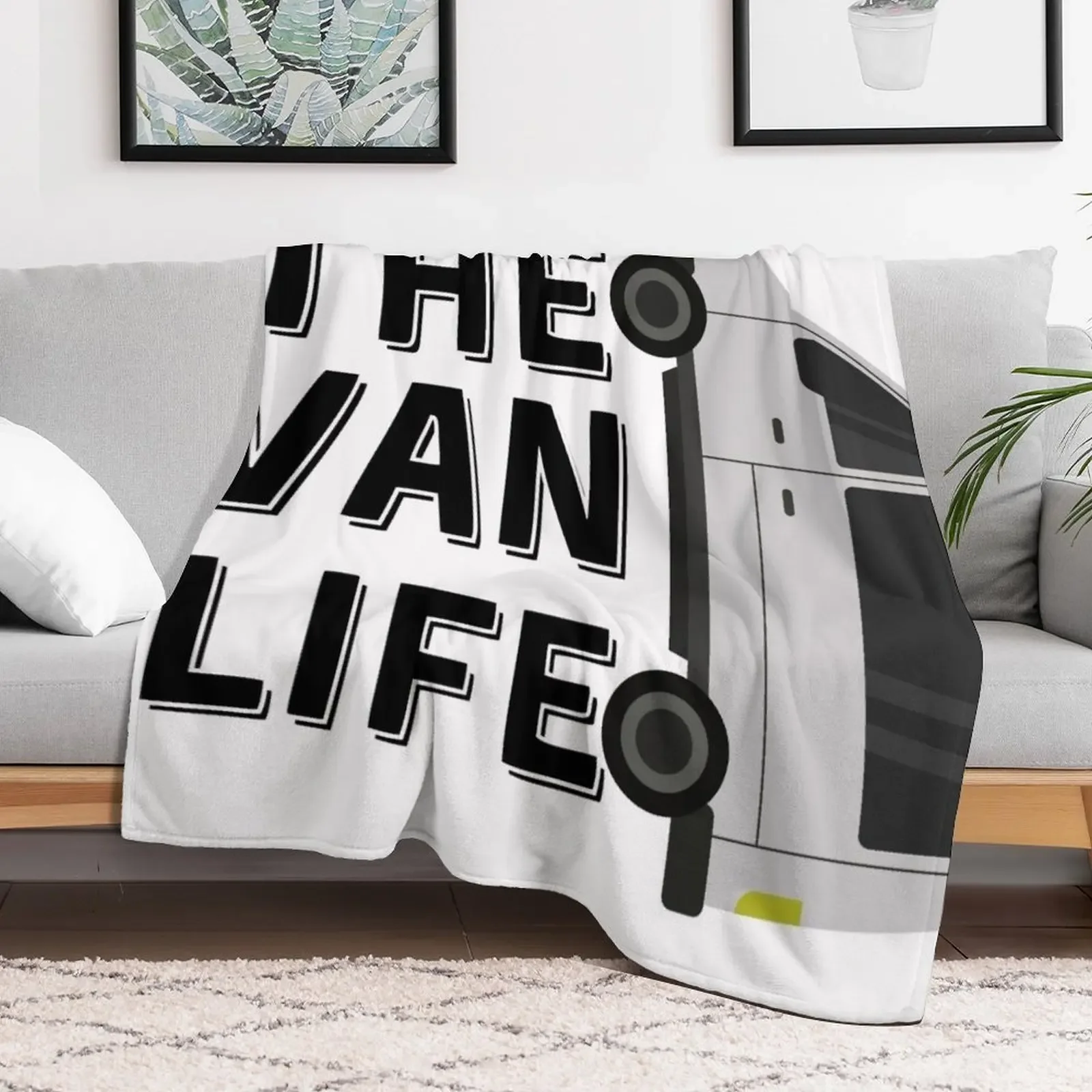 The Van Life Throw Blanket Luxury Designer Bed linens Bed Fashionable warm winter Blankets