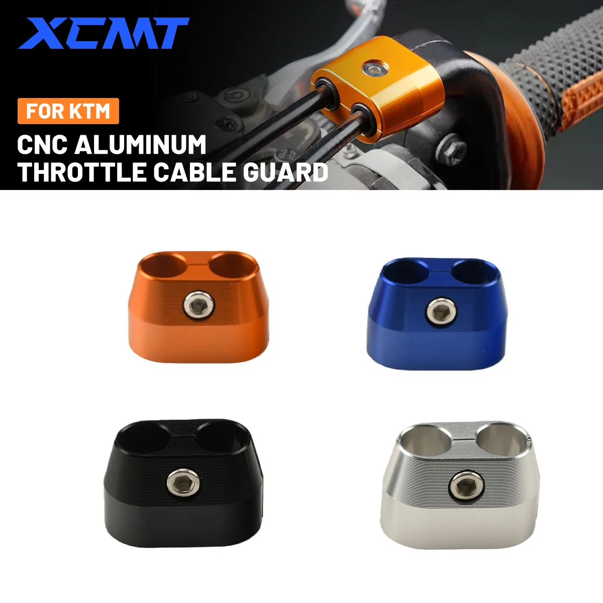 Motorcycle CNC Throttle Cable Protector Guard For KTM XCF250 SXF250 XCF350 SXF350 XCF450 SXF450 EXC EXCF SMR Six Days 2001-2016