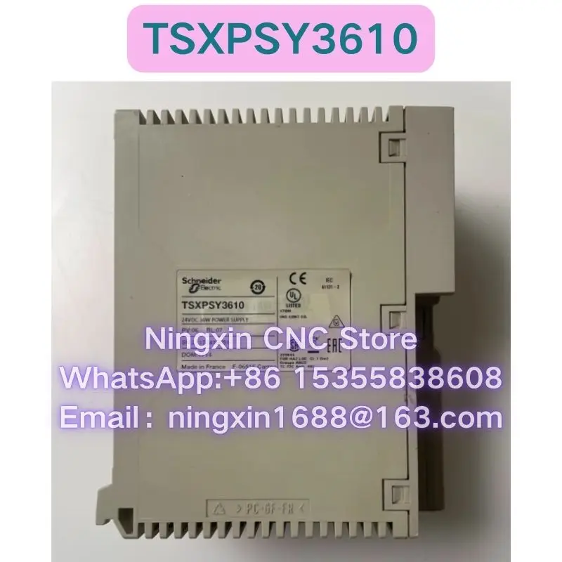 Second-hand TSXPSY3610 PLC Module Functional test OK Fast delivery