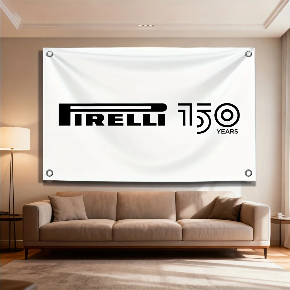 P-s Tyres 1pc Auto Parts Hanging Flag Banner, Single-piece Packaging, Multiple Sizes Available, Single-sided Printing, Four-hole
