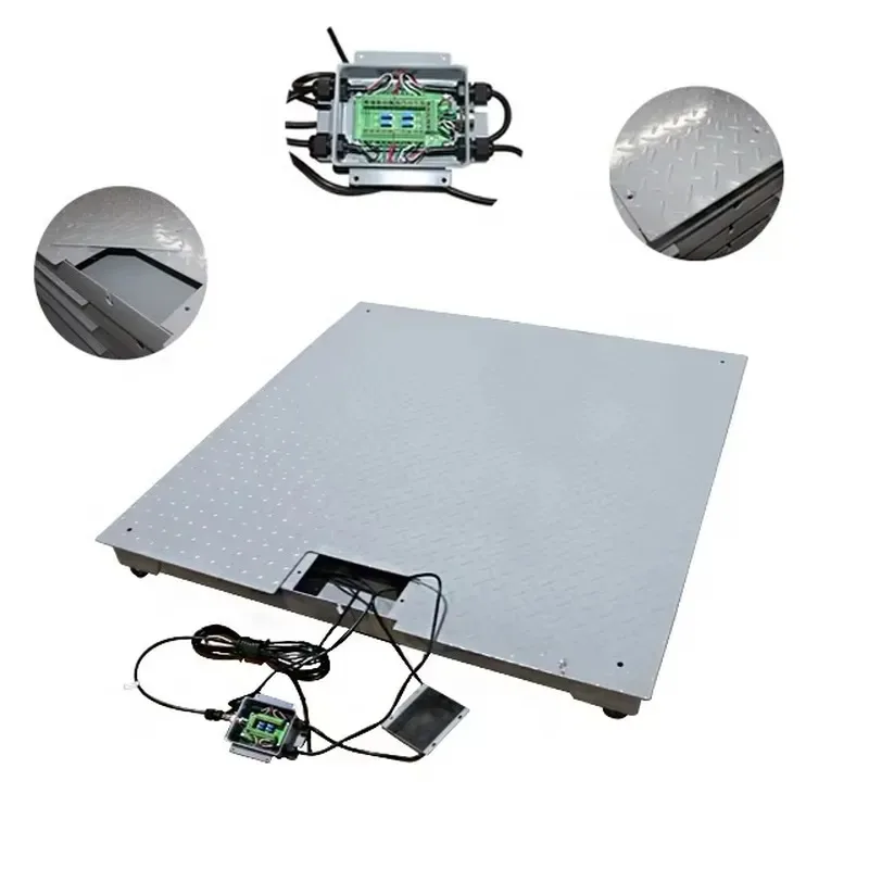 Digital Platform Floor Scale 1500kg Heavy Duty Industrial Weighing Scale for Warehouse Logistics Pallet Shipping