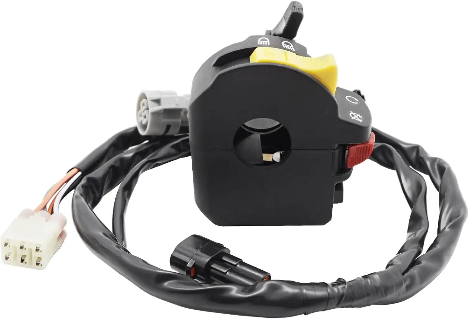 Left Handlebar Switch Start Stop Kill Headlight for Suzuki LTZ400 QuadSport Z 400 2003-2004 37400-07G90 37400-07G11 37400-07G10