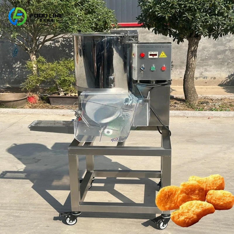 PLC Control Patty Forming Machine Meat Patty Making Machine Customizable