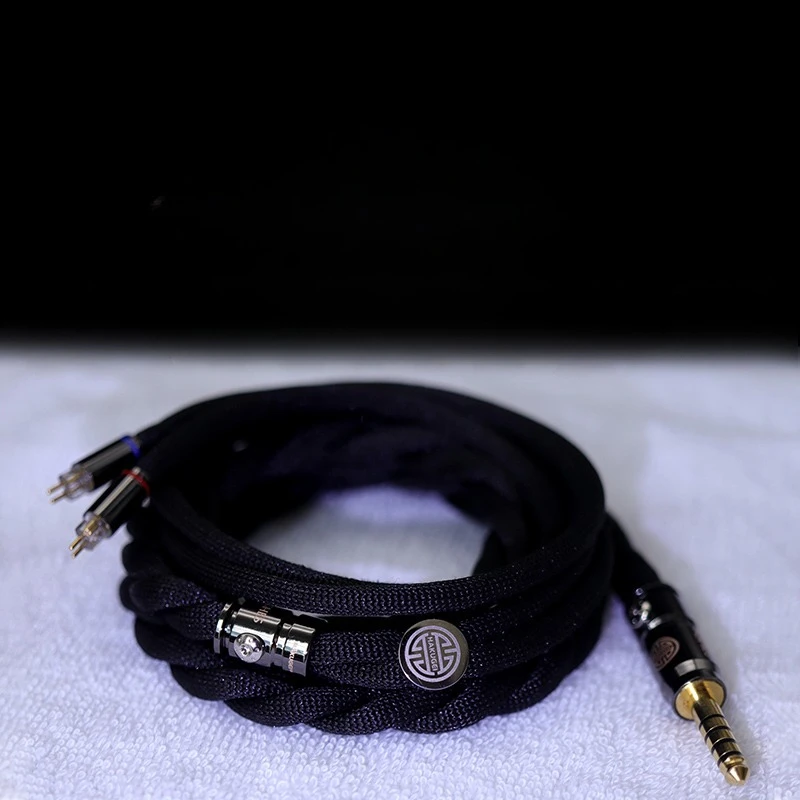 7N OCC Copper Combo Shielded Coaxial Headphone Cable 4.4 3.5 2.5 0.78 MMCX for Microphones and DVD Players