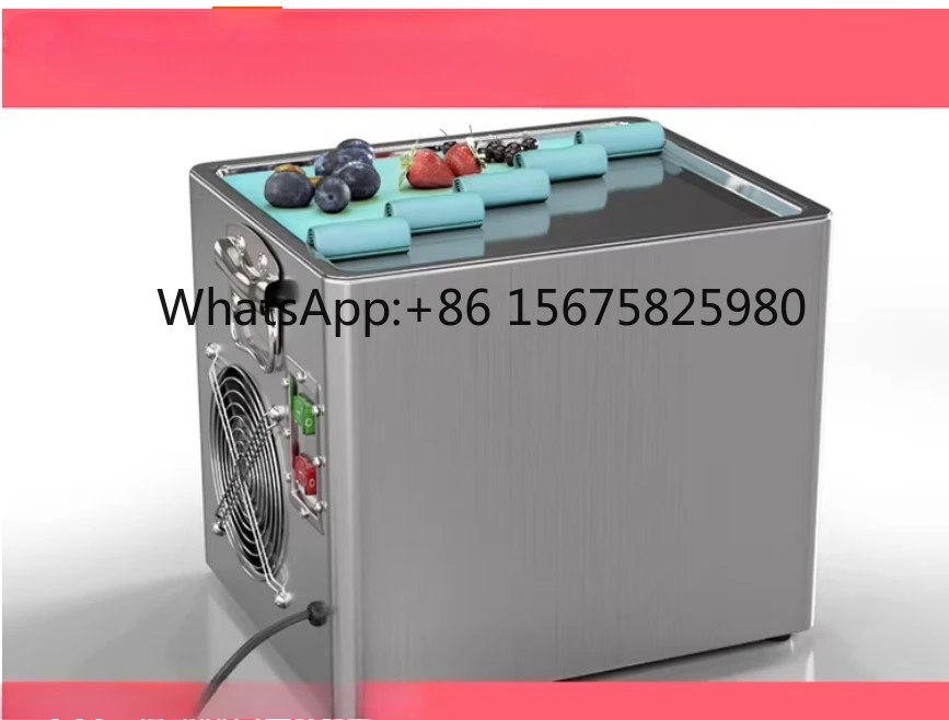 Commercial Small Fried Ice Cream Machine Instant Cooling Fried Yogurt Smoothie Fried Ice Maker