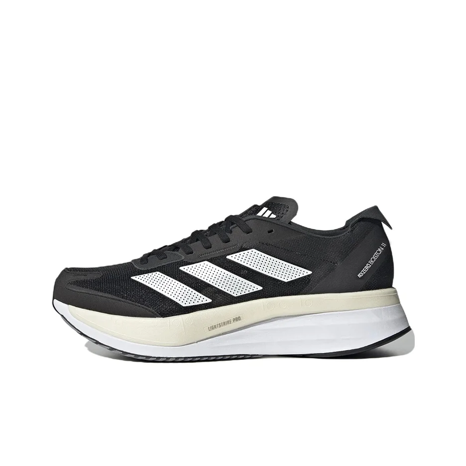 Adidas Adizero Boston 11 Fabric Abrasion Resistant Low top Rubber Training Long Distance Running Shoes Men's GX6651