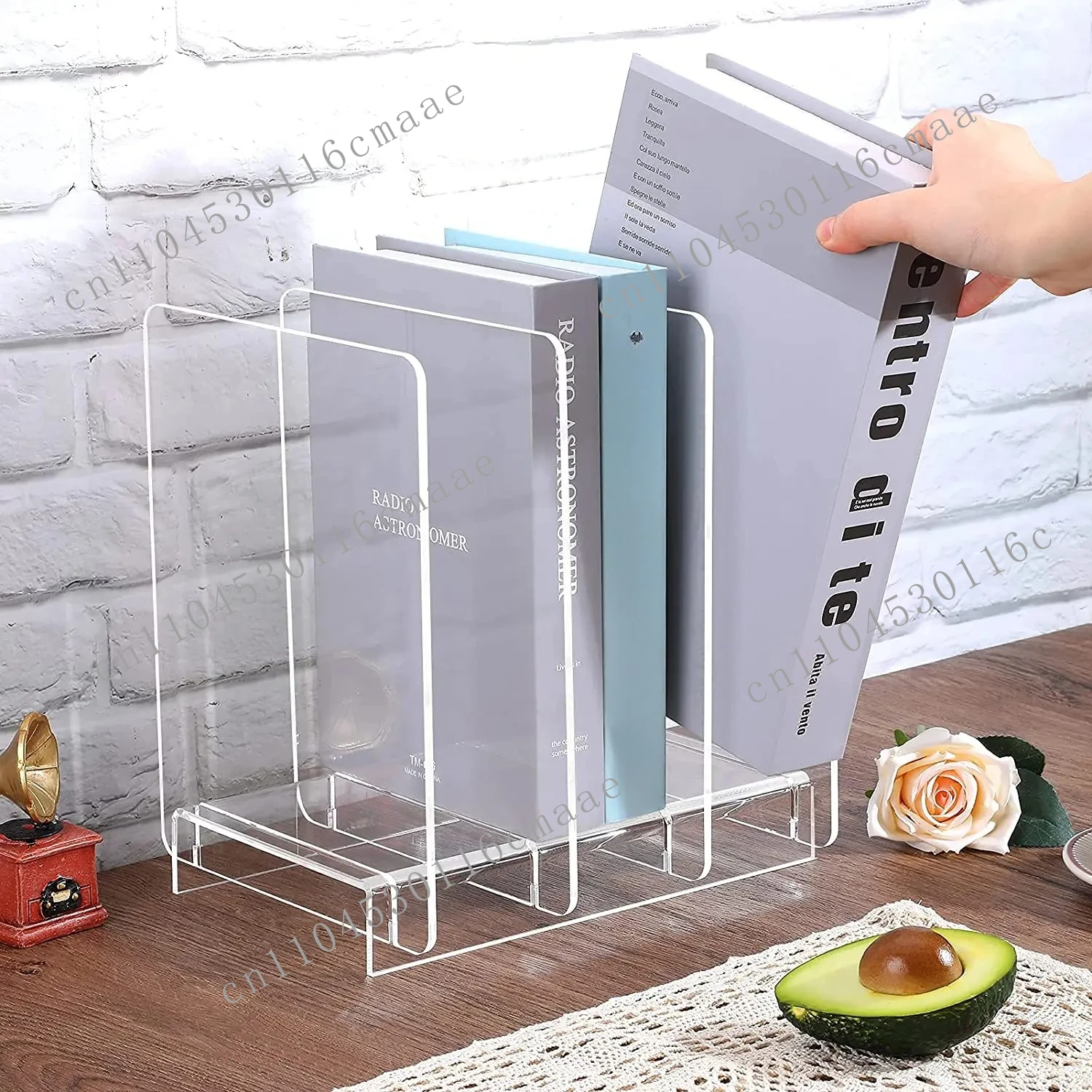 New Transparent Acrylic Magazine Rack and File Organizer