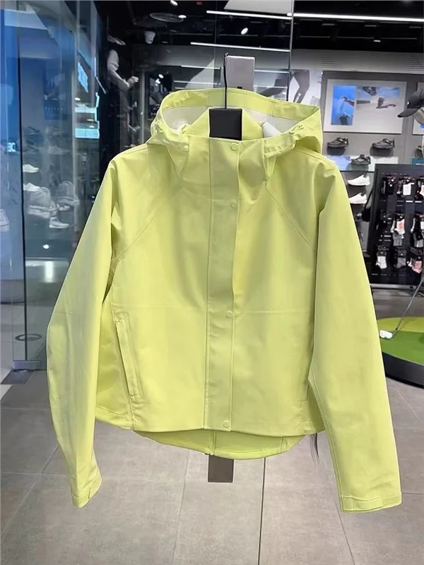 

Ele Spor ort Jaet с капюшоном, женская верхняя одежда в стиле ретро, повседневная модная осенняя новинка из полиэфирного волокна на молнии