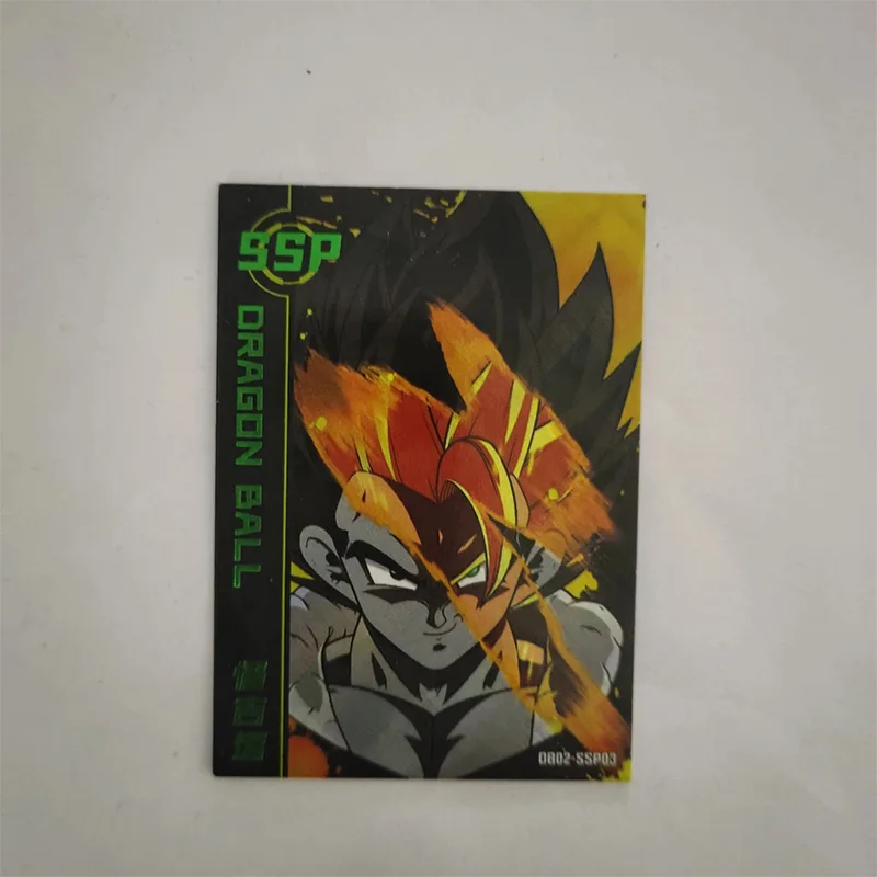 Anime Dragon Ball SSP Cards Son Goku Gogeta Frieza Vegeta Iv Broli Collectible Cards Christmas Birthday Gifts Children's Toys