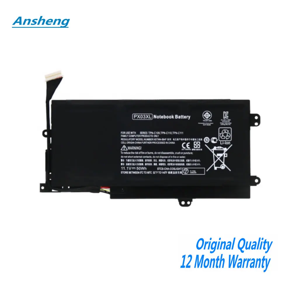 NEW 11.1V PX03XL Battery For HP ENVY TOUCHSMART M6-K010dx Envy M6 k022dx HSTNN-LB4P 714762-1C1 TPN-C109 TPN-C110 TPN-C1111