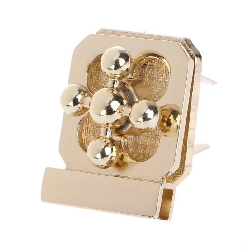 H9EC Metal Glasp Turn Lock Twist Locks Untuk Tas Tas Kerajinan Tas Tas Hardware Suku Cadang