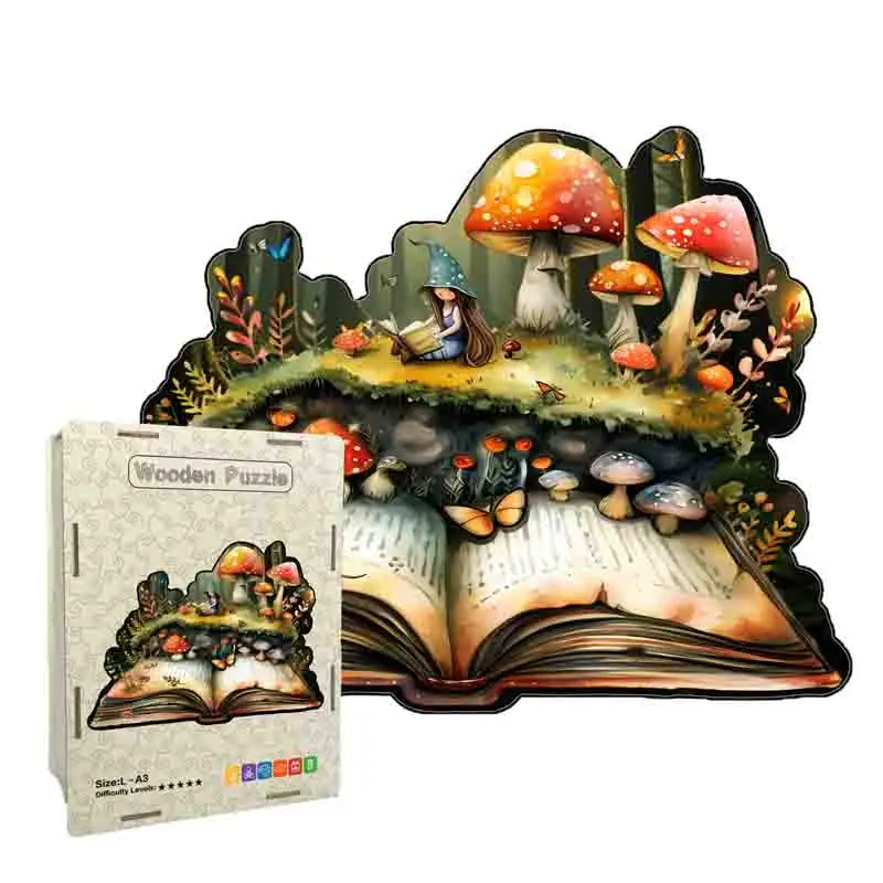 لعبة ألغاز الفطر، ألغاز غير منتظمة، هدية العيد، مجموعة ألعاب تخفيف الضغط