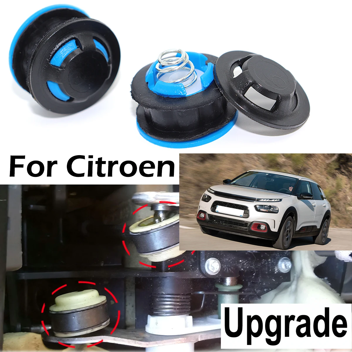 

2kit Manual Transmission Gear Shift Cable Linkage End Rod Bushing Replacement part For Citroen Dispatch 2007-2016 C8 C-Quatre