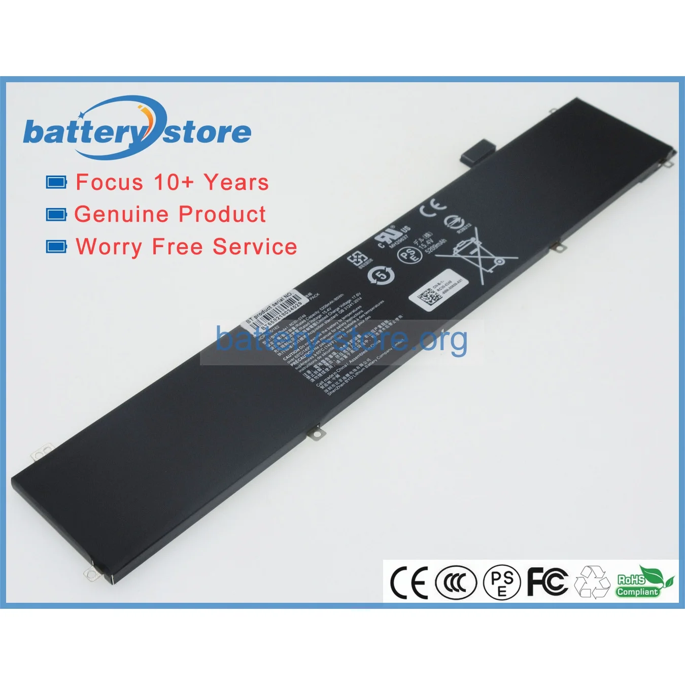 Genuine Original Laptop Batteries for 4ICP4/55/162,Blade 15 Advanced,15 Advanced 2020,15 Studio Edition 2020,15.4V,4 Cell