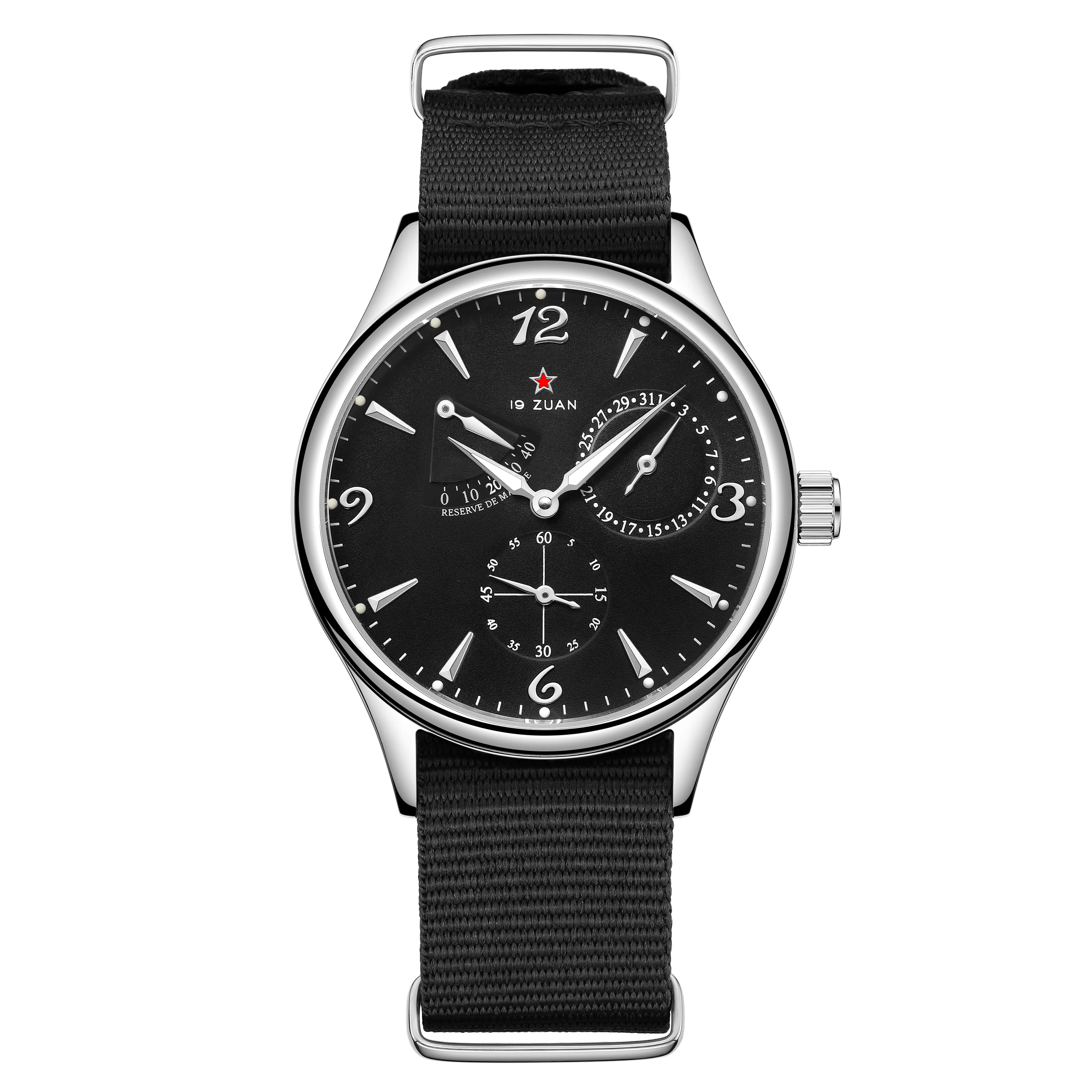New 1963 men Watches 5Bar Waterproof  Automatic Watch Pilot Mechanical Wristwatch ST 17 Watches for Man  reloj hombre