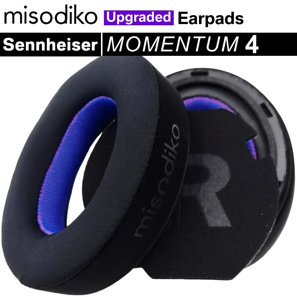 misodiko verbesserte Ersatz-Ohrpolster für Sennheiser MOMENTUM 4 Kopfhörer