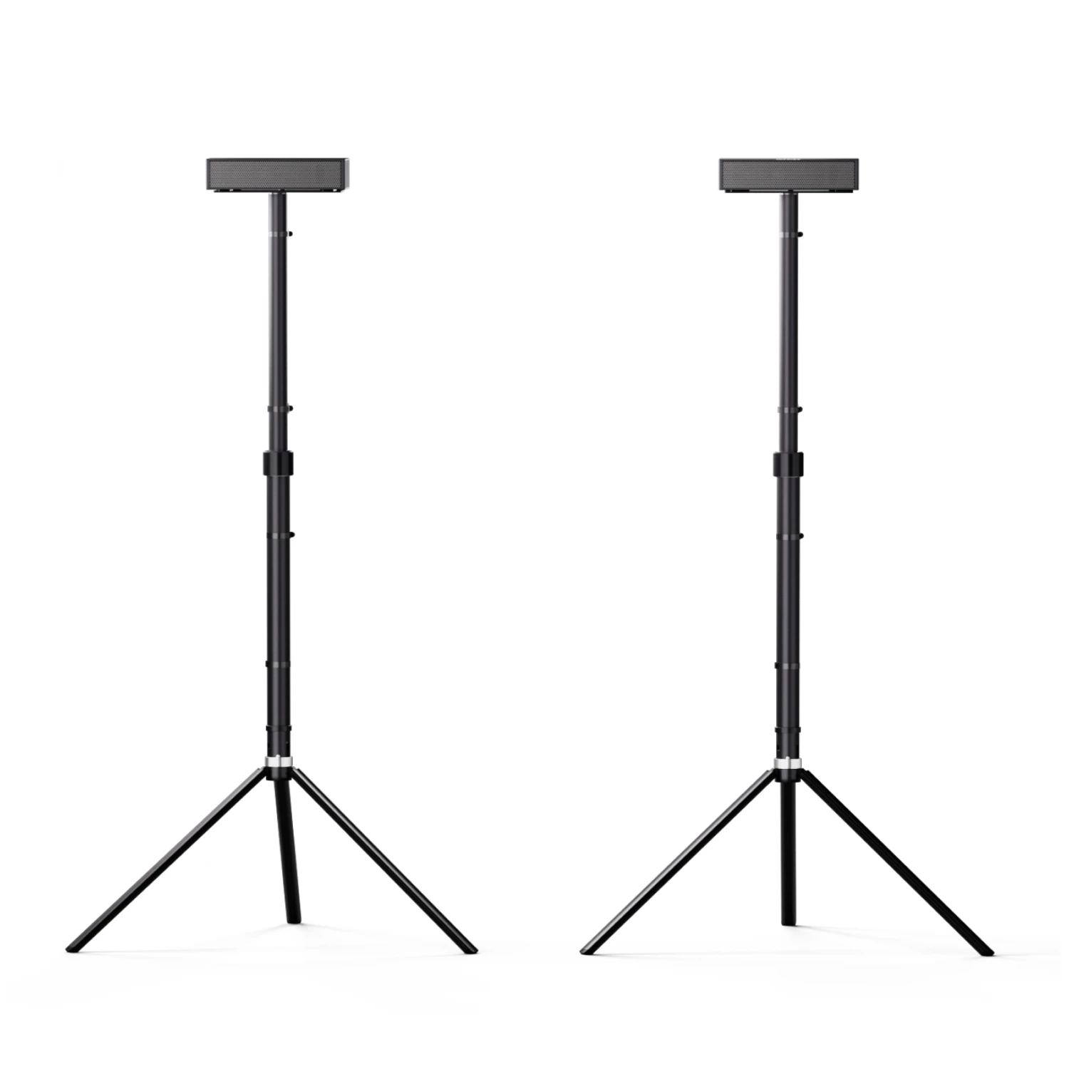 ULTIMEA S80 luidsprekerstandaard voor de NOVA S80, in hoogte verstelbaar (62-93 cm), inklapbare driepootbasis, kabelmanagement.