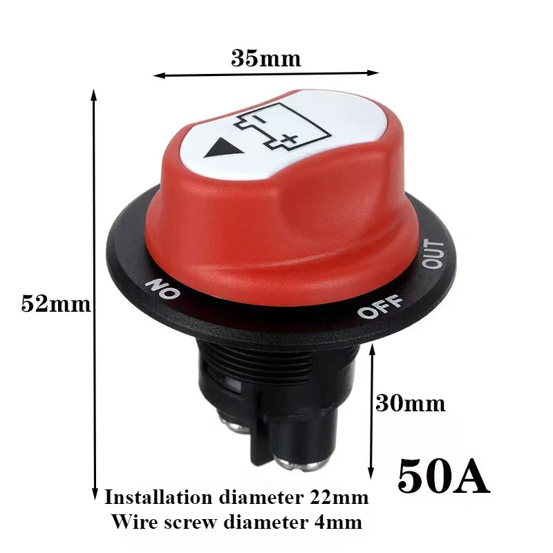 1 stks DC 12/24 V 50A-300A Auto Rally Batterij Schakelaar Disconnecter Power Isolator Afgesneden Schakelaar Kit Voor Vrachtwagen Auto Motor Boot