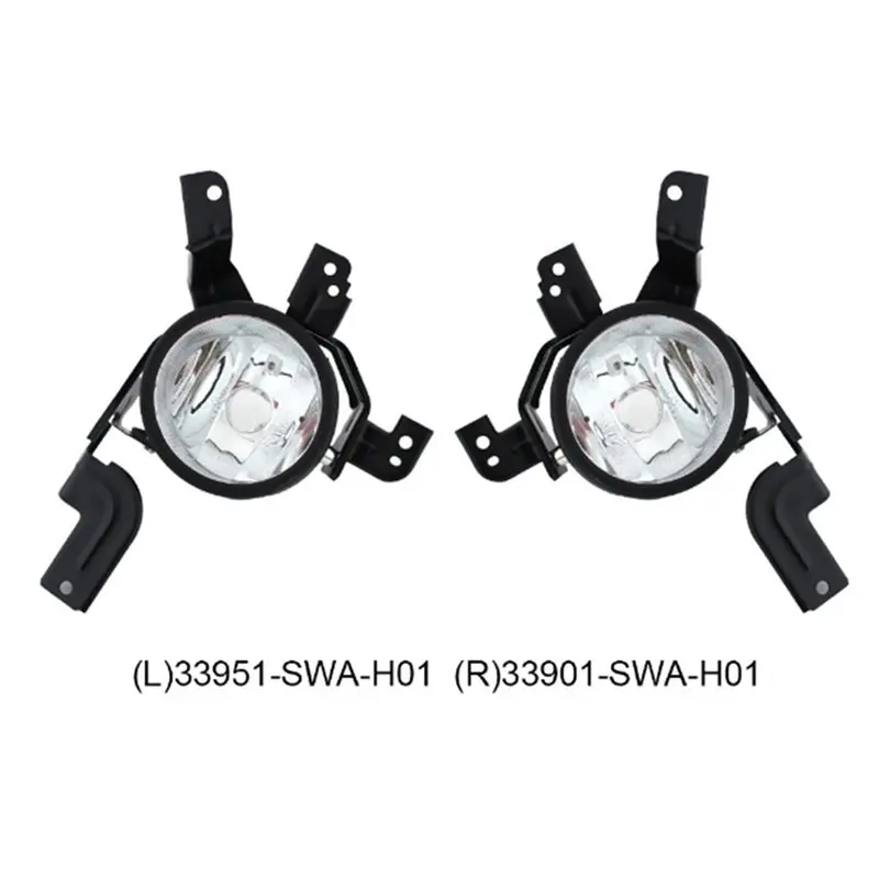 Front Fog Light Cover For Honda CRV 2007-2009- Car Accessories 33901-SWA-H01 33951-SWA-H01 No Light Bulb Included