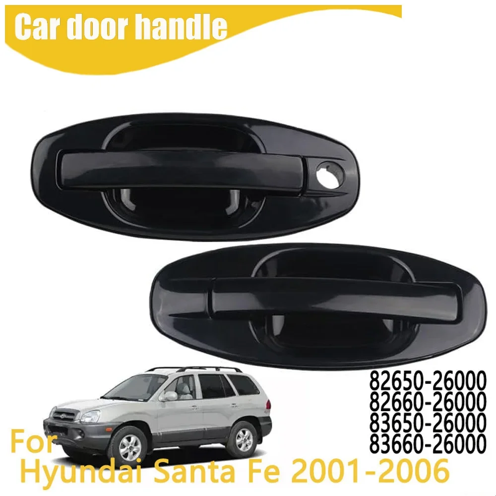 Manija de puerta externa para Hyundai Santa Fe 2001-2006 82650-26000 82660-26000 83650-26000 83660-26000