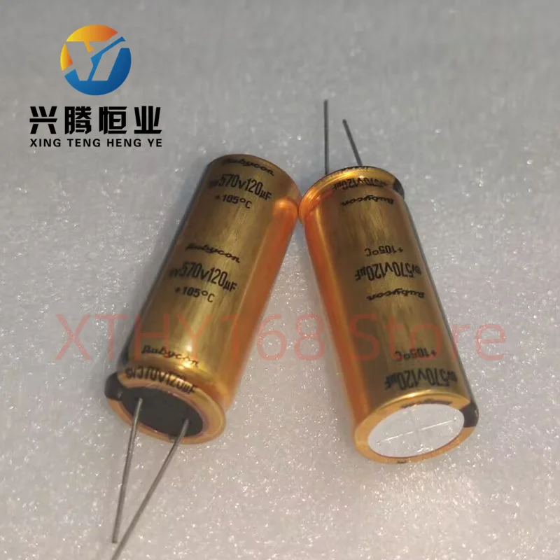570v 120uF Rubycon 570V120UF 18x40mm Fever tube machine capacitor 120uF 570V Audio Gold shell New Genuine