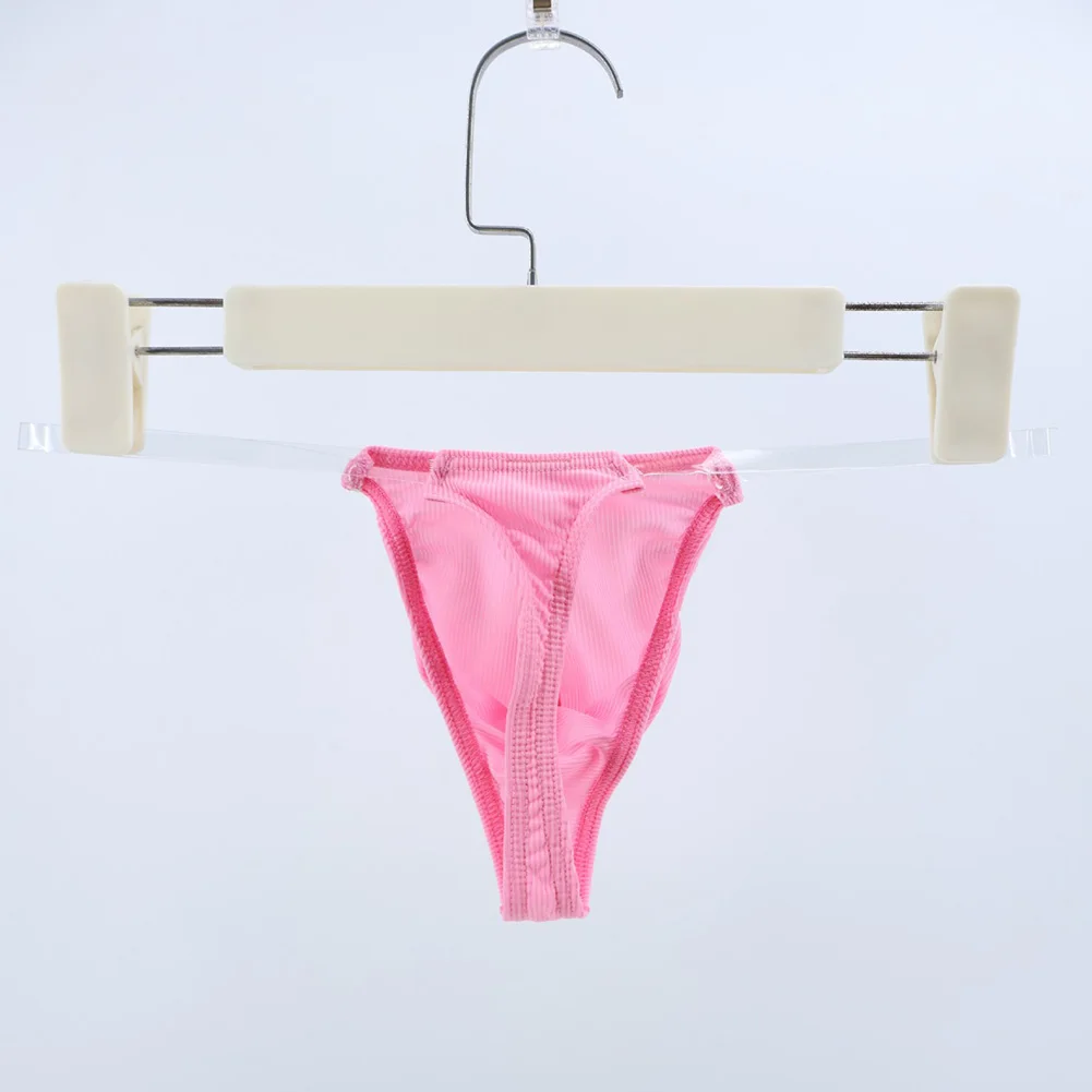 

Sheer Invisible Thin Belt Men's Underwear Thong Breathable Ice Silk Pouch Lingerie G-strings For Summer Briefs