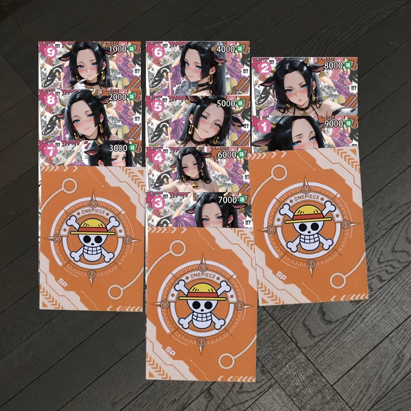 Suitable for Anime One Piece Cosplay White Shirt Goddess Yamato Color Flash Card Boa Hancock Ulti Uta Nami ACG Collection Card view 6