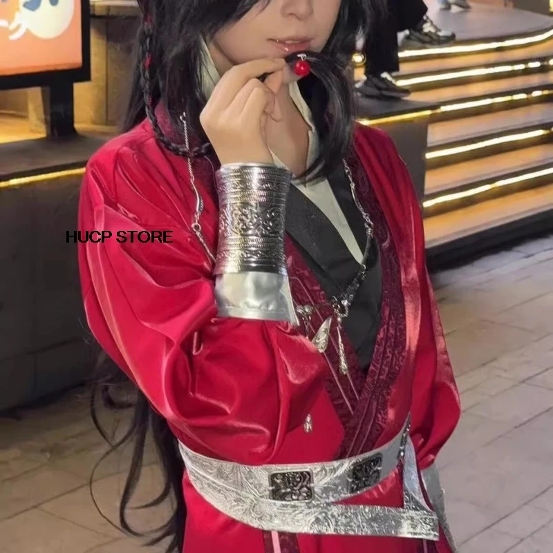 Hua Cheng Cosplay Costume, bénédiction officielle du ciel, deuxième série, ensemble complet, tenue, accessoires, uniforme, nouveau, 2024