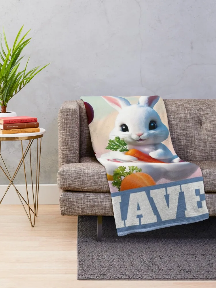 Herbivore's Haven Throw Blanket Decorative Sofas warm for winter Softest Blankets