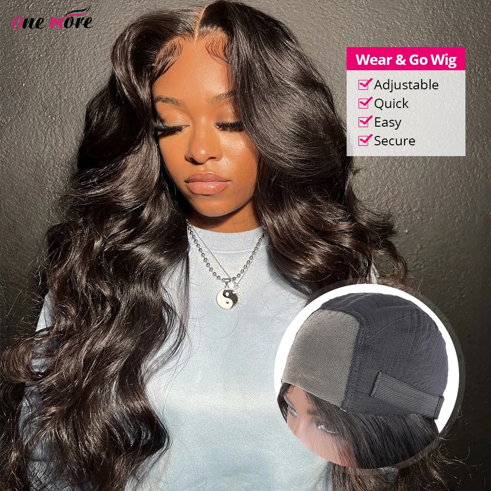 

Glueless Wig Human Hair Ready To wear Pre Cut Pre Plucked 4x4 5x5 Transparent Body Wave Lace Closure Wig Brazilian Wigs