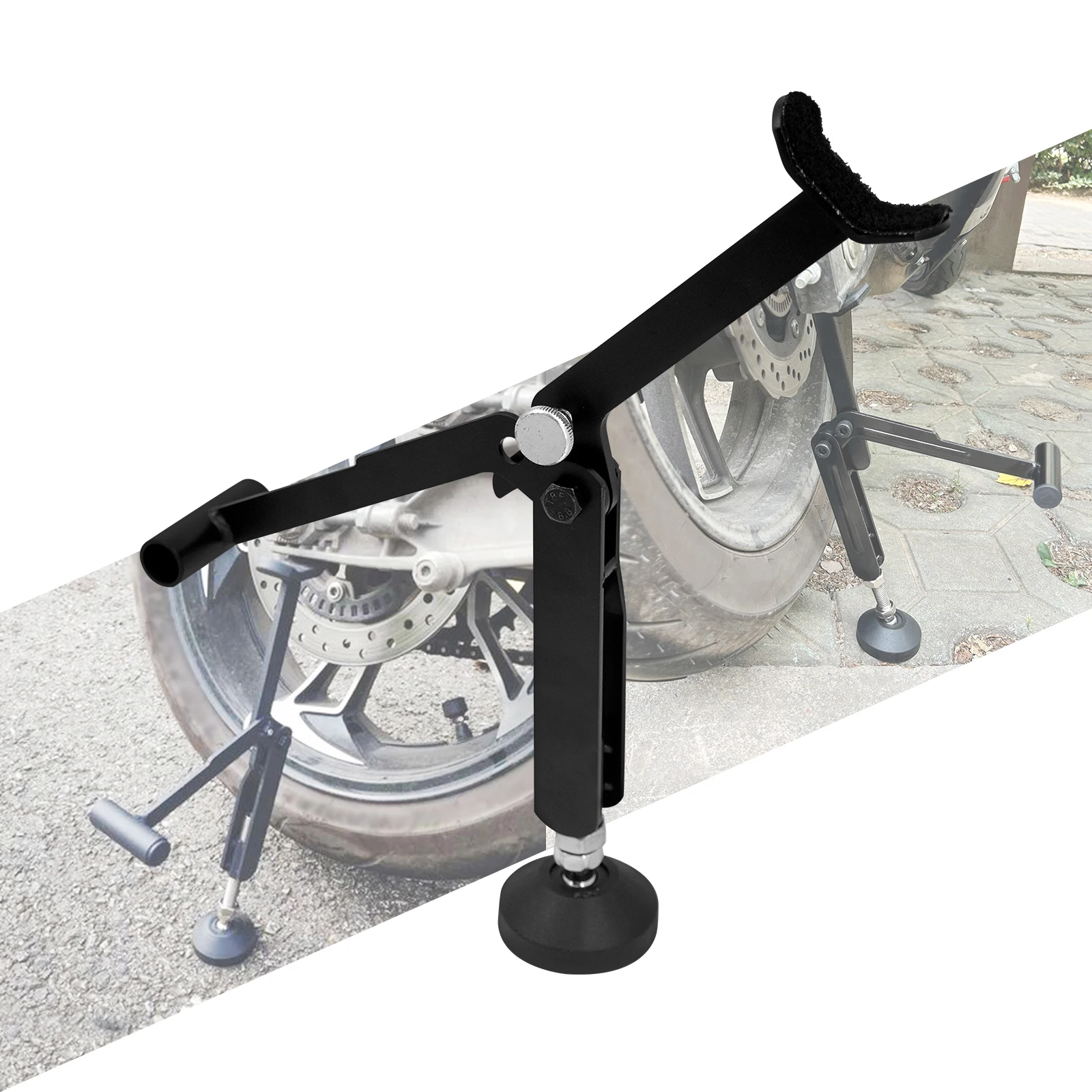 Motorcycle Labor Saving Wheel Stand Kickstand Universal Wheel Lifter Side Support Stand Swingarm Lift Frame For Harley For Honda