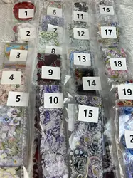Stock transparente - Cinta PET brillante Washi de niña de las flores de 1 bucle