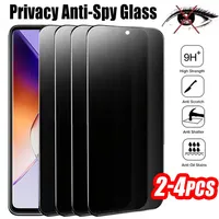 2-4pcs Anti-spy Full Cover Tempered Glass For Infinix Note 40 30 VIP 30i Screen Protector Infinix Hot 40 Pro 40i Privacy Film