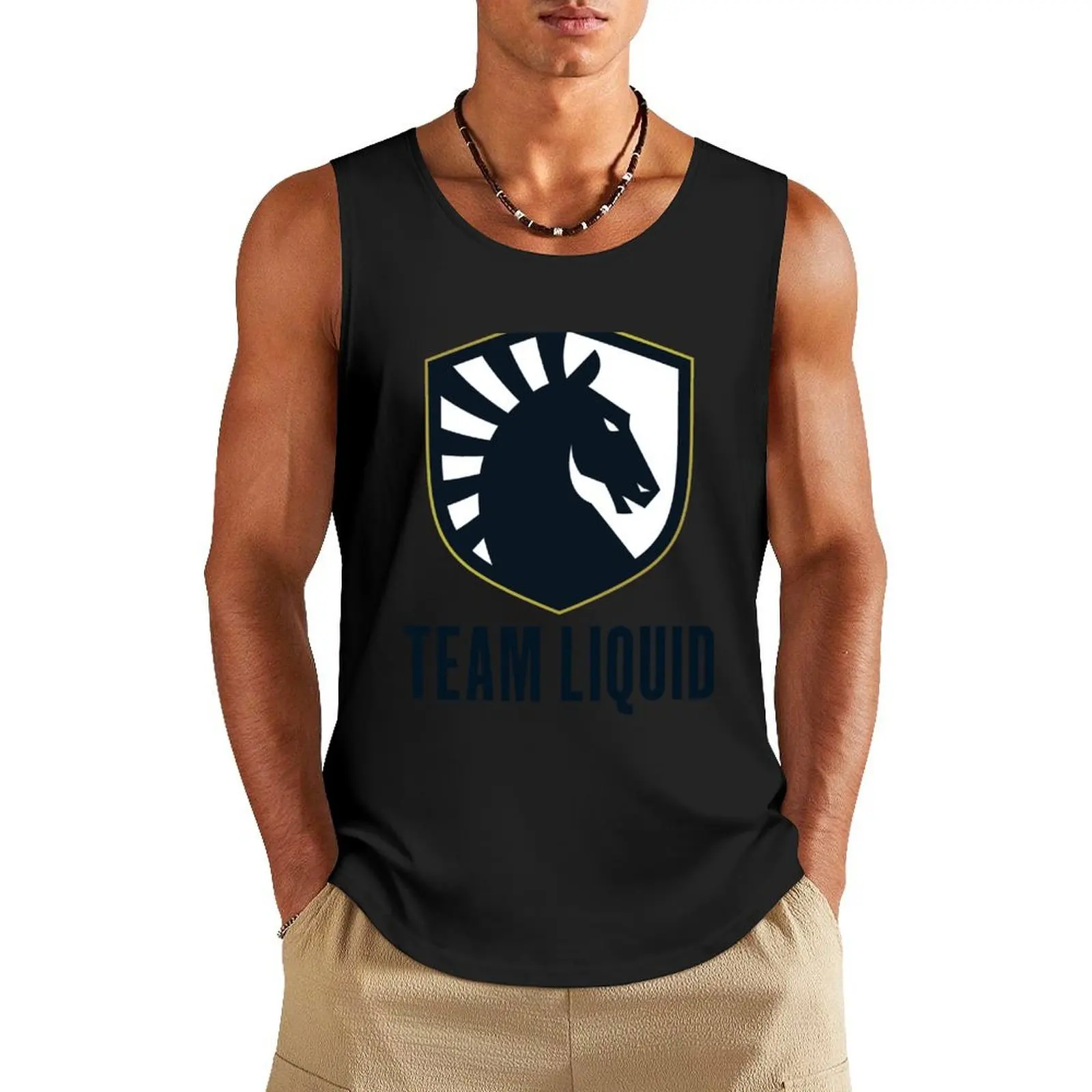 

Team Liquid - Dota 2 Tank Top gym accessories man t-shirt for man summer mens designer clothes