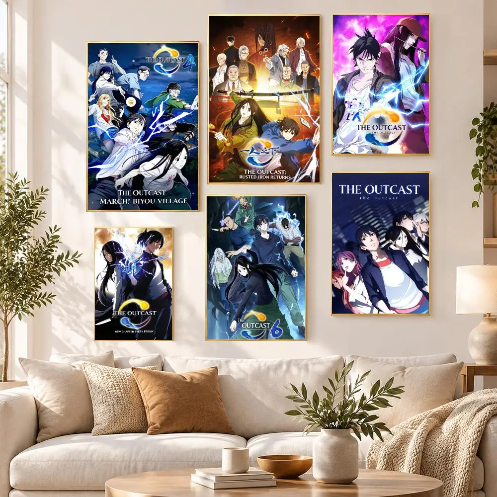 TV Art Hitori no Shita: The Outcast Poster HD Waterproof PP Self Adhesive Aesthetic Bedroom Dorm Gaming Room Home Decor Gift