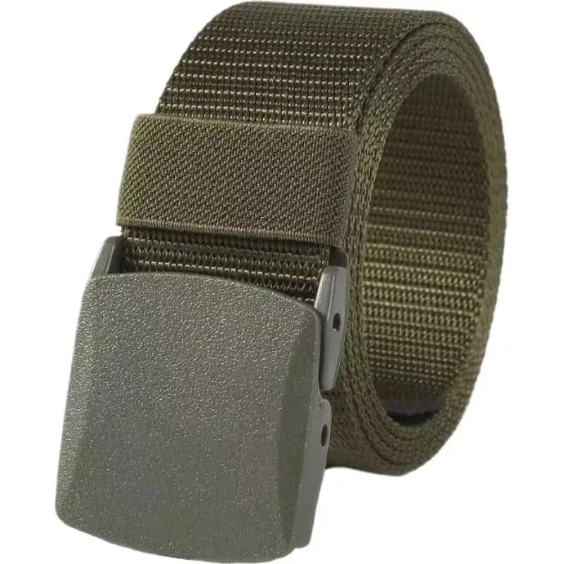 1/2 Stück Nylon-Canvas-Hüftgürtel für Herren, elastischer Gürtel, militärischer taktischer Schnallengürtel zum Wandern im Freien, Stretch-Gürtel mit Schnellverschluss – Detail 5