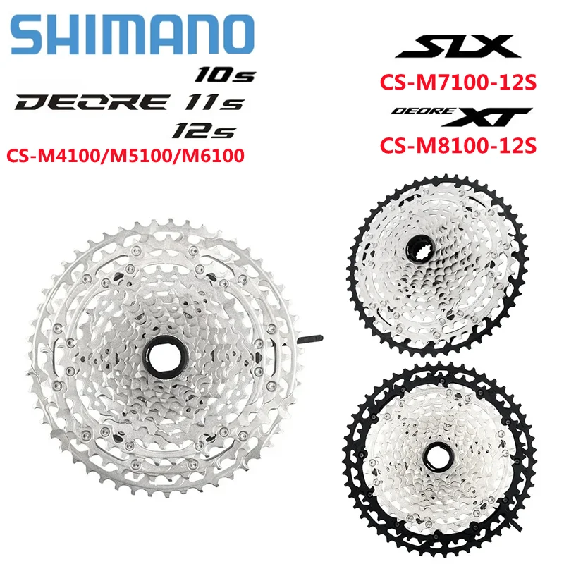 

Кассета SHIMANO Deore CS 11 в 10 в 12 В M4100/M5100/M6100/M7100, свободное колесо для горного велосипеда, фотовспышки/M4100/M6100