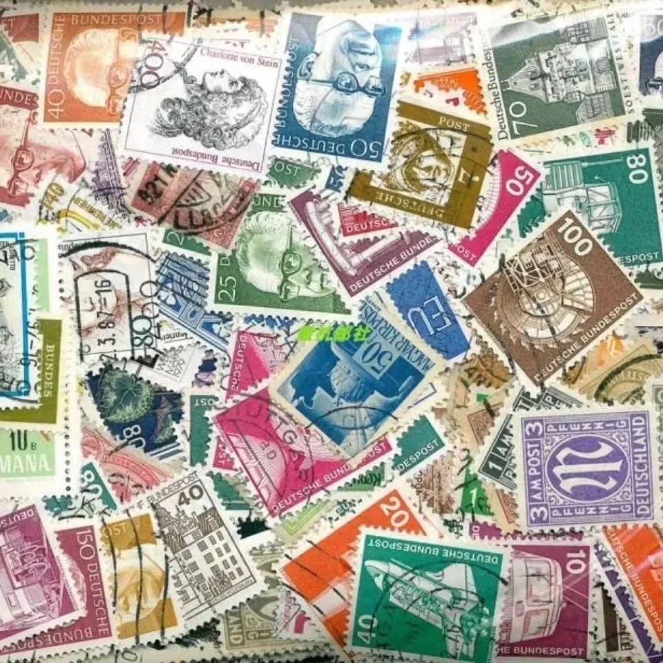 Not Repeated World Postage Stamps with Post Mark for Collection Different Country Old Stamp Lot Souvenir Gift Set estampilla